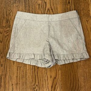 Loft ‎ Women’s Ruffle Leg Shorts   Size 0   Like New